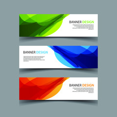 Vector Abstract design banner web template