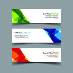 Fototapeta premium Vector Abstract design banner web template