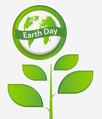 Cloud ecology concept.Green cities help the world with eco-friendly ideas.vector illustration