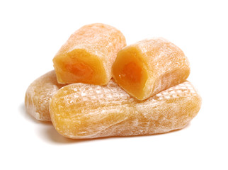 glutinous rice cake on white background