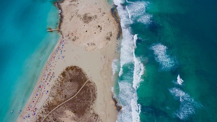 Vista desde el Cielo, playa de Formentera