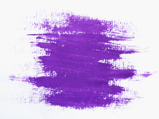 Purple watercolor on a white background