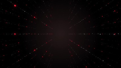 Analytical visualisation guideway of data moving through the dark night space on high speed. - Powered by Adobe
