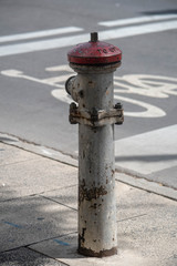 Fire hydrant on the street