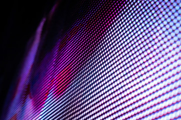CloseUp LED blurred screen. LED soft focus background. abstract background ideal for design.
