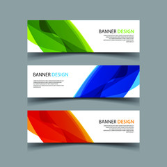 Fototapeta premium Vector Abstract design banner web template
