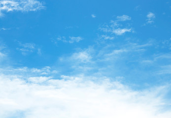 Blue sky white clouds