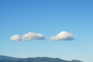 山　空　雲　素材