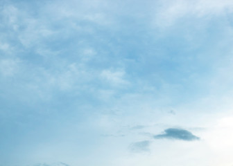 Blue sky with white clouds