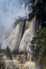 Thi Lo Su Waterfall in Umphang Wildlife Sanctuary, Umphang Tak, Thailand.