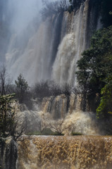 Thi Lo Su Waterfall in Umphang Wildlife Sanctuary, Umphang Tak, Thailand.