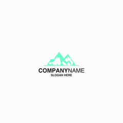 Mountain Logo Design Vector. Eps 10
