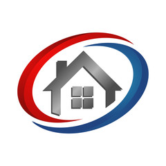Real Estate logo vector design for property business and mortgage corporate