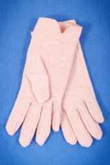 Clothes using in autumn or winter, warm apparel for woman concept