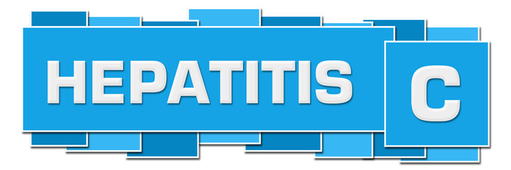 Hepatitis C Blue Horizontal Squares Boxes 