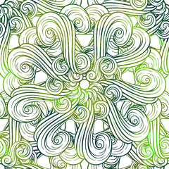 Abstract decorative ornamental colorful seamless pattern.