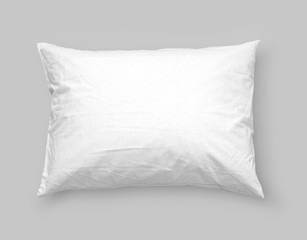 soft pillow on gray