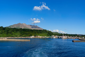[鹿児島県]桜島の風景
