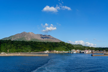[鹿児島県]桜島の風景