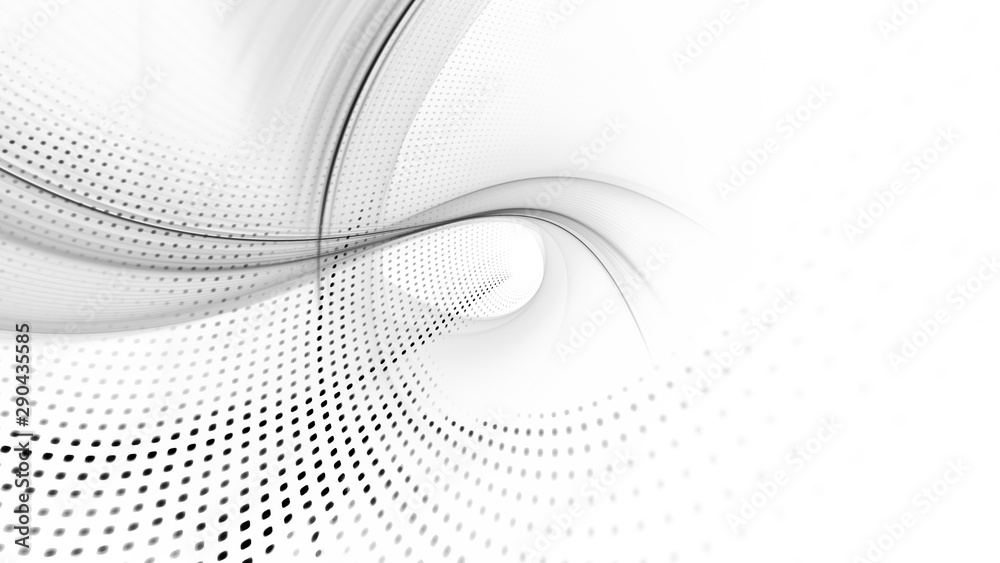 Fototapete abstract background element. fractal graphics series. composition of glowing lines and mosaic halfto