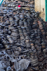 pile of old tires