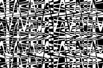 A black and white wavy line background image.