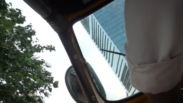 Unique perspective that tells us enough information about the environment and the subject.