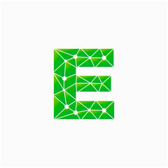 Letter E Logo Design Template. Network Connection Artificial Intelligence Technology. Technology Digital logo with element dot , circuit, line, chip, concept. network icon, connect concept - Vector