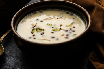 Basundi / Rabri or Rabdi - is a dessert made of condensed  milk and dry fruits 