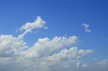 大空　夏の空　積乱雲　青空　雲