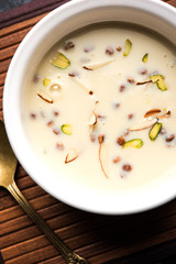 Basundi / Rabri or Rabdi - is a dessert made of condensed  milk and dry fruits 