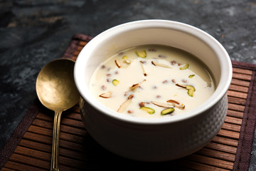 Basundi / Rabri or Rabdi - is a dessert made of condensed  milk and dry fruits 