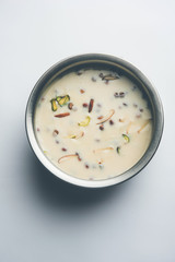 Basundi / Rabri or Rabdi - is a dessert made of condensed  milk and dry fruits 