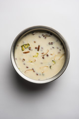 Basundi / Rabri or Rabdi - is a dessert made of condensed  milk and dry fruits 