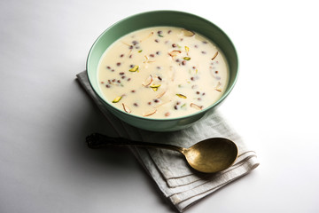 Basundi / Rabri or Rabdi - is a dessert made of condensed  milk and dry fruits 