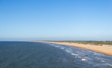 Coastlineof the Hague in Netherlands