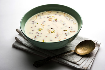 Basundi / Rabri or Rabdi - is a dessert made of condensed  milk and dry fruits 