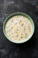 Basundi / Rabri or Rabdi - is a dessert made of condensed  milk and dry fruits 