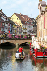 the city of Colmar in Alsace France