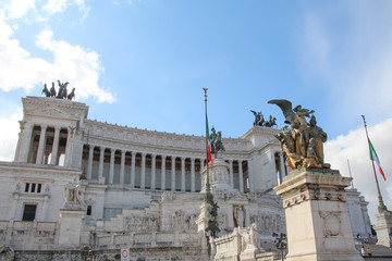 The Vittorio Emanuele II Monument in the heart of Rome