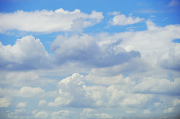 大空　夏の空　積乱雲　青空　雲