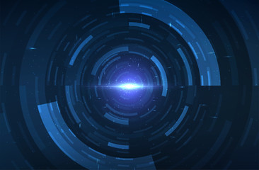 Abstract time travel background
