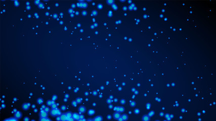 abstract background with particles, stars, technology, sky, galaxy