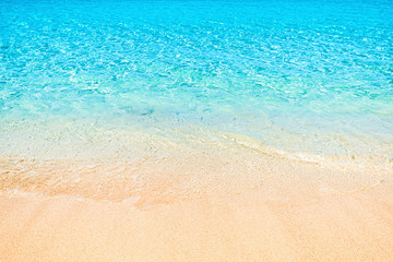 Abstract blurred sea shore background