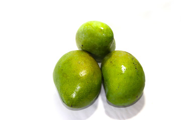 Mango in the white background