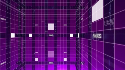 technology background 3d pan_LOOP 4K