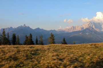 Fototapeta na wymiar Panorama vom Rossbrand, Salzburgerland