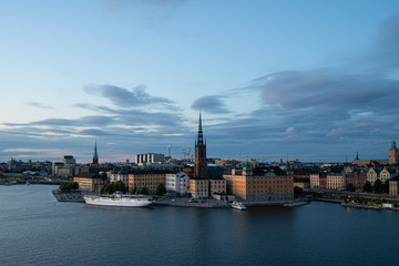 Naklejka premium The panorama of Stockholm