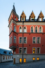 Fototapeta premium House in Södermalm island in Stockholm