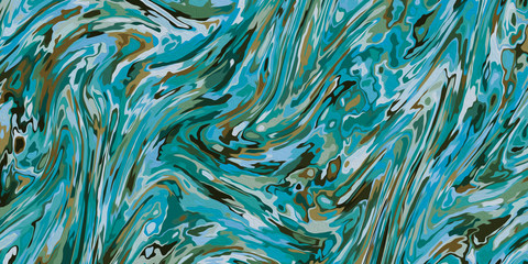 Original oil painting on canvas. Color Abstract art background. Modern Creative design. Liquid marble flat style template.